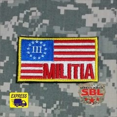 Patch Bandeira USA Militia - comprar online