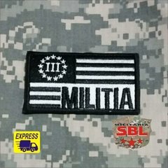 Patch Bandeira USA Militia na internet