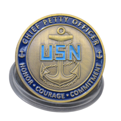 Moeda US NAVY Chief Petty Officer Mascote Popai Marinha Americana - MILITARIA SBL 