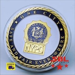Moeda NYPD Police Departamento de Policia de Nova York Comemorativa na internet