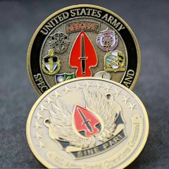 Moeda US ARMY Comando de Operações Especiais do Exército Comemorativa - loja online