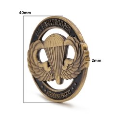 Moeda Comemorativa Airborne Paraquedista US Paratrooper Militar - loja online
