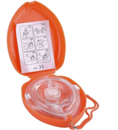 Máscara Ressuscitadora Pocket para RCP com Válvula e Filtro Kit Emergência - loja online