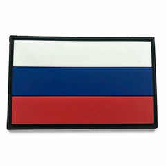 Patch PVC Bandeira Rússia Emborrachada
