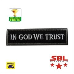 Patch Tarja In God We Trust - comprar online