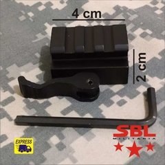 Trilho 4 cm de Desarme Rápido por pressão 20mm - comprar online
