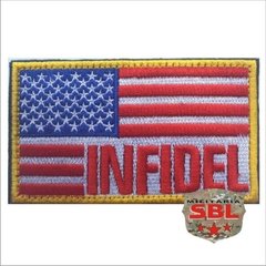 Patch bandeira USA INFIDEL - comprar online