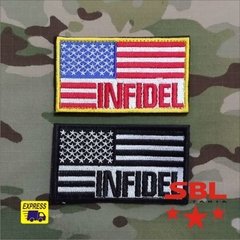 Patch bandeira USA INFIDEL