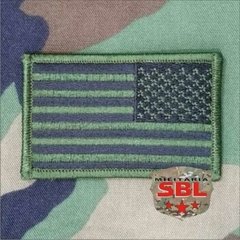 Patch Bandeira Estados Unidos EUA USA para diversas camuflagens