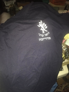 Camiseta Instrutor físico IDF Forças de Defesa de Israel NOVA, Tam: M