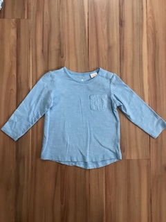 T-Shirt Azul Zara