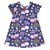 Vestido evasê estampado Kyly - comprar online