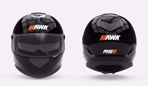 Casco Hawk RS11 Negro Brillo o Mate Doble Visor - Integral en internet