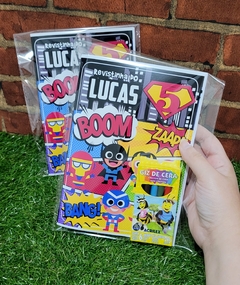 15 kits colorir revistinhas Super Heróis baby cute com giz e atividades lembrancinha Super Herois - loja online