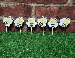 30 toppers abelhinha tag decoração abelhas - Festinha Legal