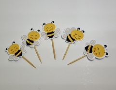 30 toppers abelhinha tag decoração abelhas - comprar online