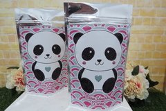 10 saquinhos metalizados sacolinhas surpresa Panda - loja online