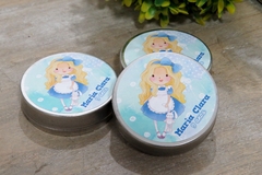 Kit 15 latinhas Alice cute lembrancinha personalizada Alice no país das maravilhas