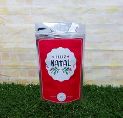 10 saquinhos metalizados lembrancinha de Natal personalizada mod 2 - Festinha Legal