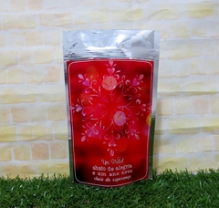 10 embalagens de Natal metalizada com ziplock personalizada vermelha na internet