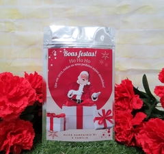 10 embalagens de Natal presentes do Papai Noel metalizada com ziplock personalizada - comprar online
