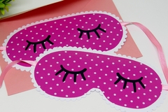 Kit com 5 convites máscara festa do pijama com envelope - comprar online