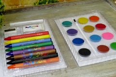 Kit com 8 estojos de pintura lembrancinha Cinderela 31 itens - comprar online