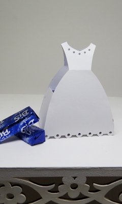 Kit com 20 caixinhas - vestido branco - comprar online