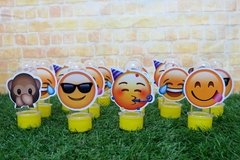 Kit 10 tubetes Emoji lembrancinha emoticon - Festinha Legal