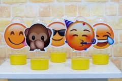 Kit 15 tubetes Emoji lembrancinha emoticon
