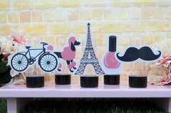 Kit 10 tubetes Paris com aplique 3D - comprar online