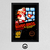 Cuadro Super Marios Bros Retro Nintendo Arcade Gamer 20x30 Mad