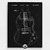Cuadro Gibson Explorer Patente Poster Musica 40x50 Slim - BlackJack Cuadros