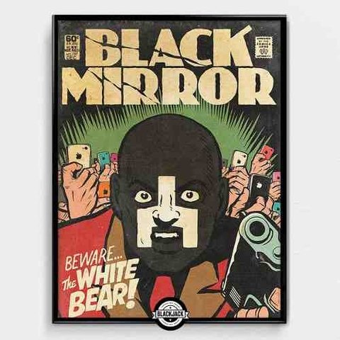 Cuadro Black Mirror Poster Decoracion Series 30x40 Slim