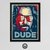 Cuadro The Big Lebowski Poster Vintage Deco Cine 30x40 Mad en internet