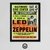 Cuadro Led Zeppelin Rock Poster Retro Vintage 40x50 Mad