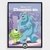 Cuadro Monster Inc Pixar Cine Disney 30x40 Slim - BlackJack Cuadros