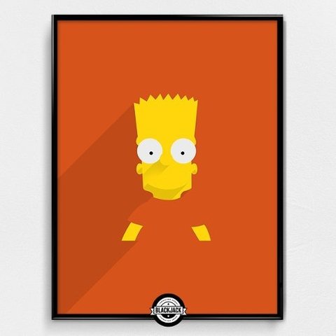 Cuadro Los Simpsons Decoracion Deco Series 30x40 Slim