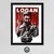 Cuadro Wolverine X-men Logan Marvel Peliculas Cine 40x50 Mad - BlackJack Cuadros