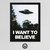 Cuadro I Want To Belive X-files Deco Poster Series 40x50 Mad