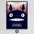 Cuadro Mi Vecino Totoro Animacion Cine 30x40 Slim