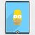 Cuadro Los Simpsons Marge Bart Series 40x50 Slim - tienda online