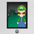 Cuadro Mario Bros Luigi Retro Deco Arcade Gamer 30x40 Mad