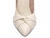 Sapato scarpin salto fino off white noivas - comprar online