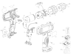 Interruptor Atornilladora DeWALT DCD710/700 Original en internet