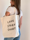 Tote bag LONG STORY SHORT