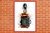 quadro decorativo moldura laqueada com vidro Jack Daniels Aquarela