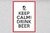 quadro decorativo moldura laqueada com vidro Keep Calm Drink Beer compra