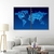 Kit Mapa mundi azul