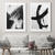 Kit pintura abstrata preto e branco - comprar online